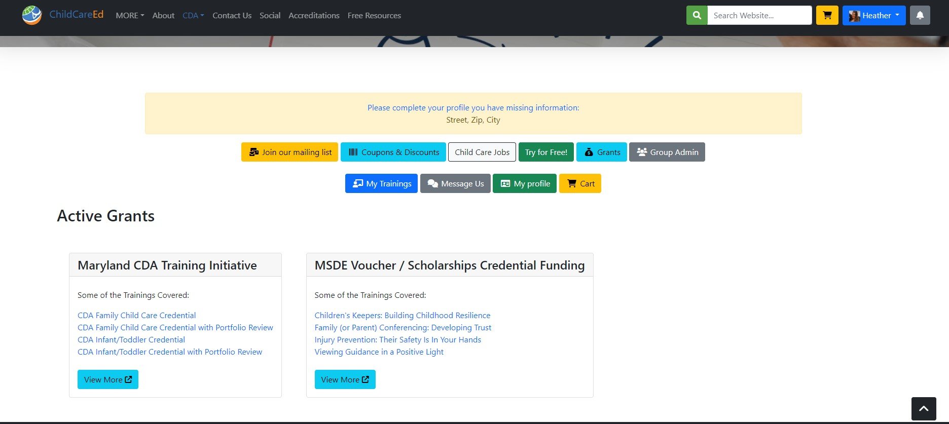 image in article How to get a CDA for free