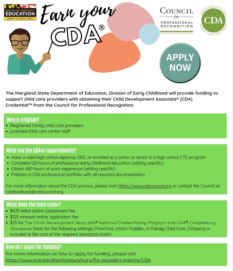 image in article How to get a CDA for free